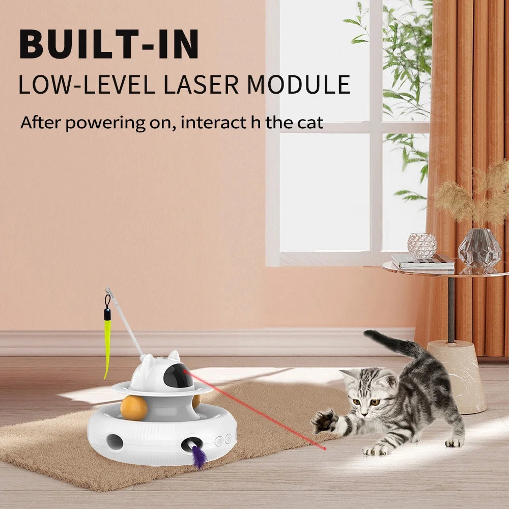 Centro de Entretenimiento Inteligente KovaPets: Caja Mágica 4 en 1 para Gatos