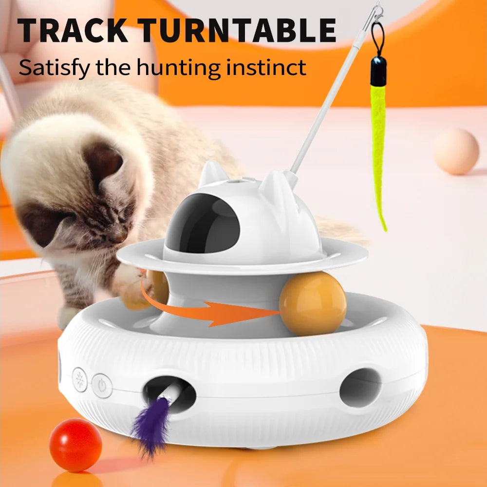 Centro de Entretenimiento Inteligente KovaPets: Caja Mágica 4 en 1 para Gatos