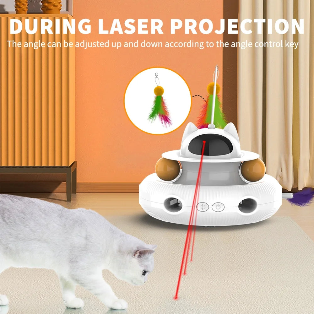 Centro de Entretenimiento Inteligente KovaPets: Caja Mágica 4 en 1 para Gatos
