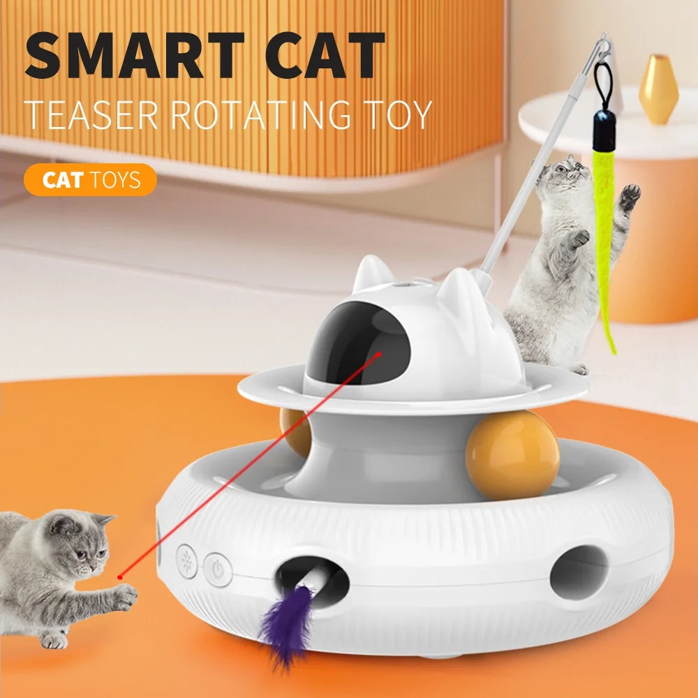 Centro de Entretenimiento Inteligente KovaPets: Caja Mágica 4 en 1 para Gatos